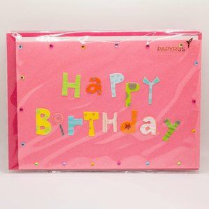 Pink Jewel Happy Birthday Papyrus Card